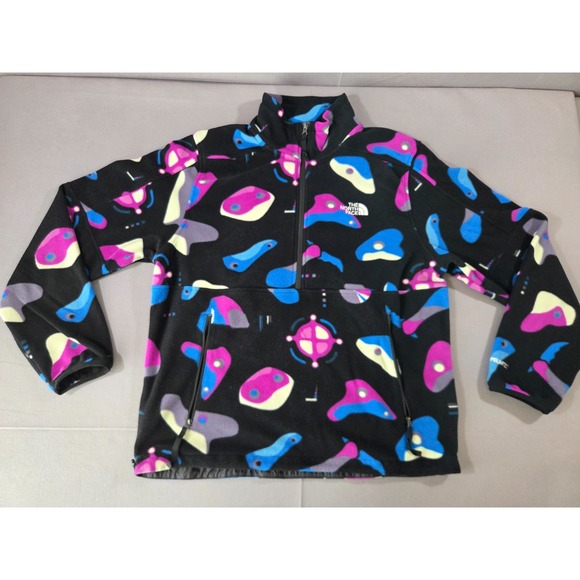 The North Face Other - The North Face Jacket Mens Large Black TNF Polartec 100 Fleece Abstract Outdoor